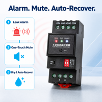 Controlador de Detección de Fugas de Agua Speed RS485 Modbus, Alarma de Fugas de Líquido Sin Localización, Riel DIN, Centro de Datos, Sala de Servidores