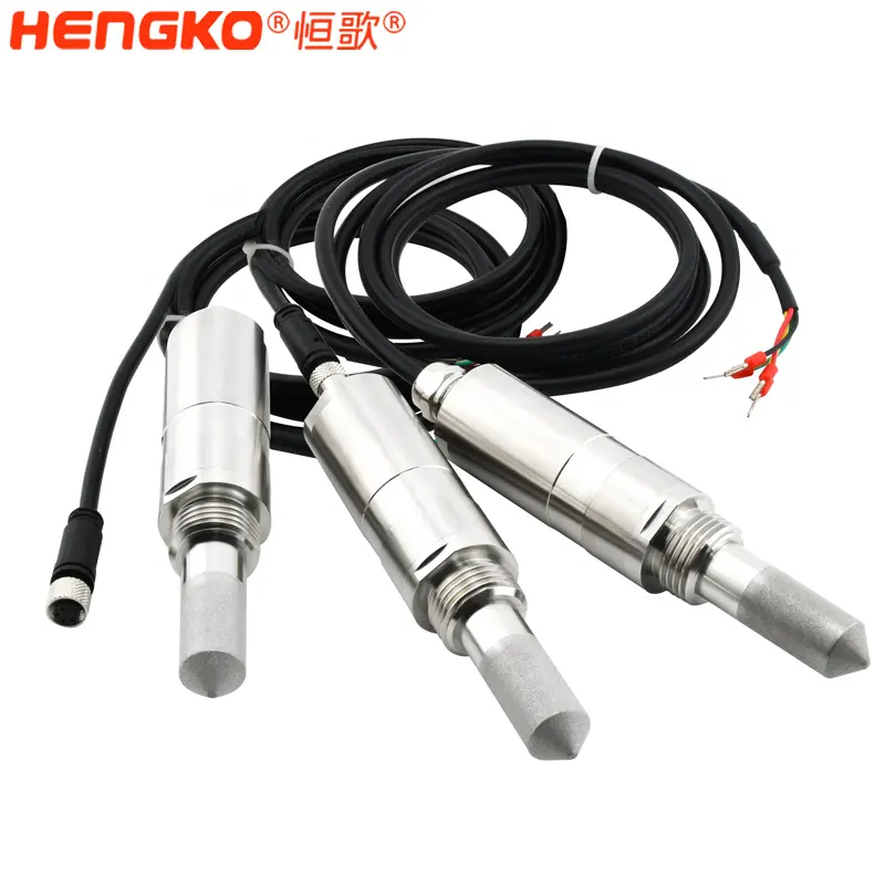 HENGKO HG602 4-20mA 0-5V 0-10V rs485インライン露点センサー