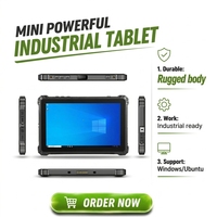 Tablette industrielle robuste CE MIL-STD-810H IP67 10,1 pouces Windows/Ubuntu avec lecteur de codes-barres GPS pour service sur le terrain