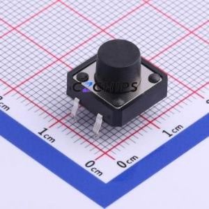 TS-1103-8526 Tactile Switch Through hole Component THT-4P,12x12mm Switch Single Pole Single Throw Round Button 2.6N Through Hole - Product Image 1