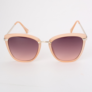 Gafas de sol cuadradas para mujer OEM New Trendy SP10325 con protección UV400, montura completa, patillas metálicas, para uso en exteriores, protección solar a la moda. - Product Image 3