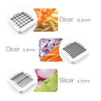 Aangepaste China Leverancier Dicer Groentesnijder Machine Keuken Gadgets Fruit Groente Dicer Snijder