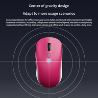 Mouse Nirkabel Isi Ulang Berkualitas Tinggi Mendukung Bluetooth/2.4G Mouse Gaming Presisi Tinggi Senyap untuk iPad Komputer