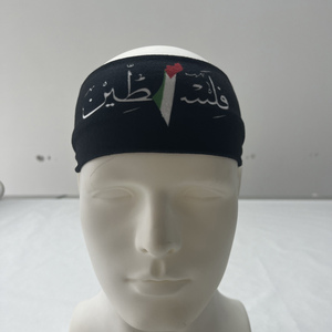 Palestine Support Headbands Custom Free Gaza Free Palestine March Stand Product Save Gaza Save People Hair Bands Headgear