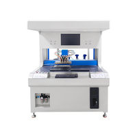 Nieuwe commerciële automatische 4-kleuren dubbelstation visuele fruit- en melkdessertdecoratiemachine voor het maken van chocolade snoepjes