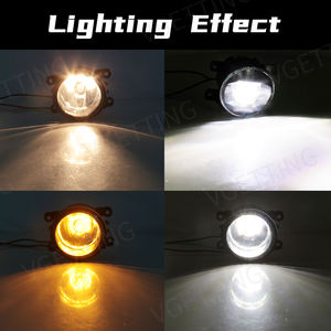 Pair Front Bumper LED Fog Light DRL Daytime Running Light for  VW Volkswagen Polo GTI 9N3 MK4 Facelift 2005-2010 Angel Eye Lamp - Product Image 3