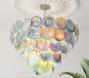 Lampadario in Vetro di Murano Dorato e <span class=keywords><strong>Ferro</strong></span> Acrilico Stile Vintage Francese di Lusso, Illuminazione di Alta Gamma per Bar, Ristoranti, Camere da Letto e Soggiorni - Product Image 3