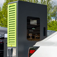 Borne de recharge rapide DC pour véhicules électriques 30 kW, double connecteur GBT, à poser au sol