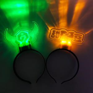 Serre-tête lumineux LED personnalisé avec logo, coloré et scintillant, idéal pour Halloween, Noël, les fêtes et les concerts – Vente en gros usine - Product Image 4