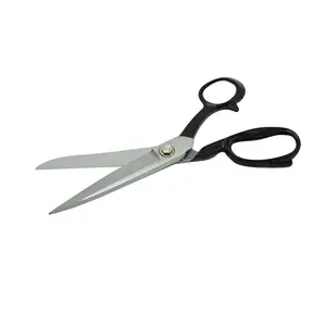 250 mm Heavy Duty Bent Handle Carpet Scissors and Roofing Industrial Shears