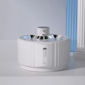 Bebedero Inteligente Automático para Mascotas, Perros y Gatos, Dispensador de Agua de Plástico Ecológico con Filtración Multicapa, Estilo Bohemio - Product Image 1