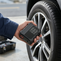 Pompe à air électrique multifonction 150 PSI, gonfleur de pneus numérique portable avec moniteur de pression des pneus pour véhicule