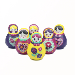 Bambola Matrioska Antistress Profumata a Lenta Risalita, Giocattolo Morbido per Bambini - Product Image 1