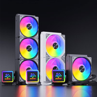 Refroidisseur de processeur SNOWMAN 360 mm compatible avec les plateformes LGA1700 1200 AM4 AM5, dissipateur thermique en cuivre pour PC de jeu