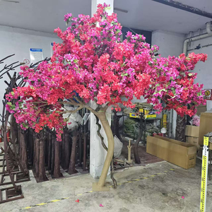BL-FTL18 Arbre artificiel de bougainvillier <span class=keywords><strong>rouge</strong></span> de haute qualité pour décoration intérieure de luxe, arche de cerisier, style nordique - Product Image 2