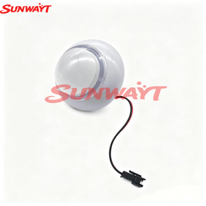 Boutons poussoirs d'arcade LED ronds éclairés de 85 mm 12 V, bouton RGB clignotant pour machine à griffes, pour machine à monnayeur pour enfants - Product Image 4