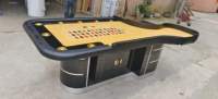 Table de roulette de luxe, tables de poker de jeu d'argent, table de jeu de casino professionnelle, table personnalisée