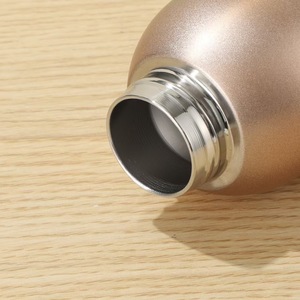 2024 <b>Hot</b> Double Walled Stainless Metal Painting Children <b>Flask</b> Outdoor Carry Ring Hoop Custom Kids Belly - Product Image 4