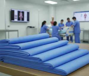 Tissu non tissé SSMS avancé offrant une filtration élevée, une barrière robuste et un confort respirant pour les besoins médicaux et industriels - Product Image 1