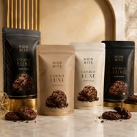 Sachets Doypack Personnalisés à Faible MOQ avec Structure Composite BOPP VMPET PE pour Snacks, Biscuits et Noix