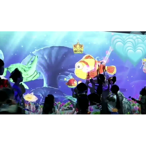 Grand écran 60fps caméra répond rapidement mur Projection doigt mur interactif poisson océan 35 jeux muraux pour enfants - Product Image 1