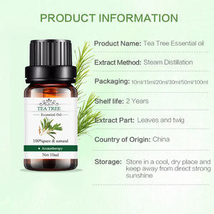 Vente en gros d'huile essentielle d'<span class=keywords><strong>arbre</strong></span> à thé naturelle pure pour le traitement de l'acné et le massage Odeur douce Soins de la peau en vrac - Product Image 6