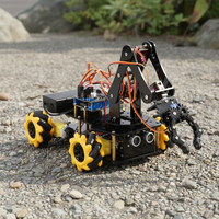 ACEBOTT Robot Arm Kit Buatan China untuk Pendidikan STEM, Set Mobil Robot DIY untuk Dewasa dan Anak-anak, Coding ESP32 4WD WIFI APP, Robot Edukasi untuk Arduino