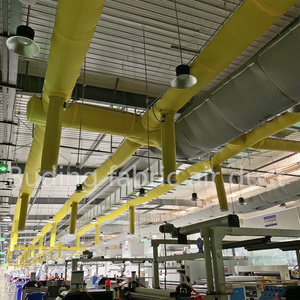 Phong cách thiết kế công nghiệp Vải Ống dẫn không khí giảm tiếng ồn chống cháy với cách nhiệt không bị rò rỉ cho các ứng dụng tầng hầm phòng tập thể dục - Product Image 2