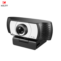 Webcam 30Fps Logo Kustom Webcam USB Kamera Web HD 1080P Webcam Kelas Online USB Kamera Web untuk Komputer PC