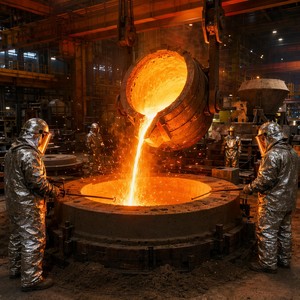 Pot à scories industriel en fonte ductile – Fabrication sur mesure par fonderie de sable pour la manutention des scories d'usine sidérurgique |   Inspection de qualité NDT en 6 étapes ISO - Product Image 5