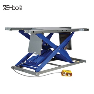 Elevador de tijera neumático Popular ZeHoo, elevador hidráulico de 800kg para motocicletas, adecuado para elevación de automóviles a la venta - Product Image 6