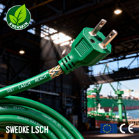 Cables de Alimentación RVV RVVP con Certificación CE, Resistentes al Fuego, con Núcleo de Cobre, Solución de Cableado Segura para la Construcción en Suecia