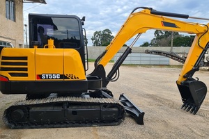 Productos Más Vendidos, Mini Excavadora Sy55c de 5.7 Toneladas con Gran Capacidad de Excavación para Movimiento de Tierras - Product Image 2