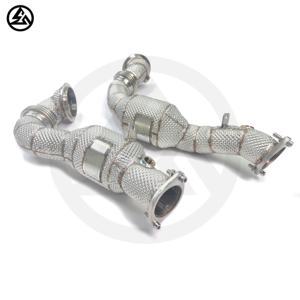 Tuyaux de descente droits CSZ pour <span class=keywords><strong>BMW</strong></span> 335i E90/E91/E92/E93 N54 3.0T, tuyau de descente personnalisé de haute qualité en acier inoxydable 304 avec bouclier thermique - Product Image 2