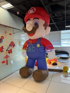 Super Mario Popular tamaño personalizado al aire libre personaje de dibujos animados gigante Super Mario dibujos animados Jumbo modelo inflable <span class=keywords><strong>Luigi</strong></span> para publicidad - Product Image 4