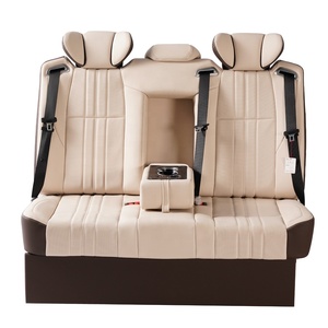 Housse de siège de voiture universelle en cuir PU 5 places personnalisée en usine C3 KIMSEY, noir et rouge, vente en gros - Product Image 3