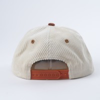 Gorras Personalizadas de Pana de Alta Calidad de 6 Paneles con Logo Bordado Gorra Snapback Sin Estructura