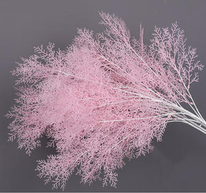 SN-M027 Accueil Plafond <span class=keywords><strong>Faux</strong></span> Fleur Plante 90cm Champagne Bleu De Mariage Décoratif Artificielle Rime Herbe - Product Image 6