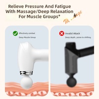 Pistolet de massage électrique à percussion personnalisé, portable, durable, efficace, fiable, pratique et élégant pour les douleurs corporelles et usage domestique