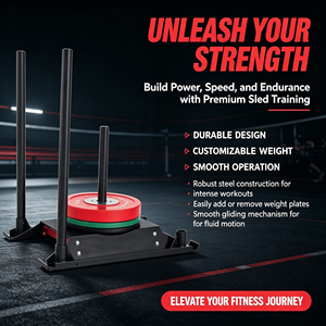 Trineo <span class=keywords><strong>de</strong></span> placa <span class=keywords><strong>de</strong></span> peso <span class=keywords><strong>de</strong></span> Sprint <span class=keywords><strong>de</strong></span> tracción ponderada <span class=keywords><strong>de</strong></span> <span class=keywords><strong>entrenamiento</strong></span> <span class=keywords><strong>de</strong></span> gimnasio personalizado VIGFIT - Product Image 4