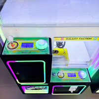 Machine à griffes moderne pour parents et enfants, double console, à monnayeur avec lecteur de cartes, pour centres commerciaux à fort retour sur investissement