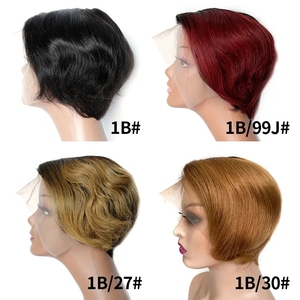 Affordable High Quality <strong>Pixie</strong> Curly <strong>Cut</strong> <strong>Wigs</strong> Virgin Human Hair Lace Frontal <strong>Wig</strong> for Black Women Human Hair Short <strong>Pixie</strong> <strong>Cut</strong> <strong>Wigs</strong> - Product Image 5