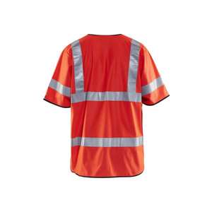 BLAKLADER - 302310225500 S/M Chaleco Hi-Vis Clase 3 Rojo-EAN 7330509419014 ROPA DE TRABAJO DE 2017 - Product Image 2
