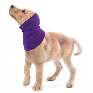 Calentador de cuello para perros, color morado, de cachemira, talla SML, para uso en exteriores. - Product Image 1