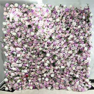 SPR เพื่อนเจ้าสาวช่อดอกไม้ผ้าไหมประดิษฐ์ดอกไม้ผนังฉากหลังงานแต่งงานตกแต่งเด็กลมหายใจดอกกุหลาบดอกโบตั๋นไฮเดรนเยียดอกไม้ผนัง - Product Image 6