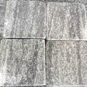 Venta al por mayor moderno envejecido Nero Santiago caído gris granito pavimentadora azulejo tamaño personalizado barato piedra de pavimentación diseño gráfico - Product Image 3