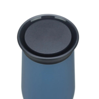 Mug à café en acier inoxydable à double paroi isolé sous vide, tasse de voyage réutilisable avec couvercle