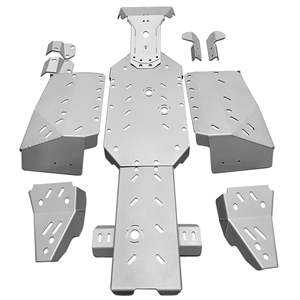 Pour <span class=keywords><strong>CFMOTO</strong></span> <span class=keywords><strong>CFORCE</strong></span> 800 XC/<span class=keywords><strong>1000</strong></span> 2021-2024 Plaque de protection centrale du châssis complet en aluminium - Product Image 3
