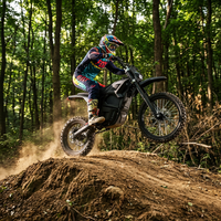 Nouvelle moto électrique tout-terrain à moteur à balais M7-72V25A 6000W, vitesse maximale de 75 km/h, motocross hors route pour adultes et adolescents