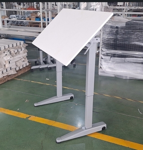 2-Chân Di Động Khí Nén Ergonomic Thân Thiện Với Môi Chiều Cao Có Thể Điều Chỉnh Hiện Đại Phác Thảo Lật Bàn Hàng Đầu Cho Văn Phòng Nhà Trường & Khách Sạn Sử Dụng - Product Image 5